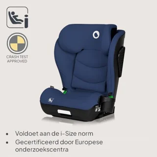 Autostoel voor Kinderen 100-150 cm met ISOFIX, R129, Verstelbare Hoofdsteun, 4 Ligstanden, Zijbescherming en Bekerhouder