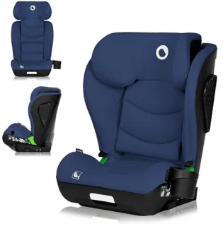 Autostoel voor Kinderen 100-150 cm met ISOFIX, R129, Verstelbare Hoofdsteun, 4 Ligstanden, Zijbescherming en Bekerhouder