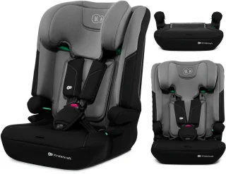 Kinderkraft I-COMFY 3-in-1 i-Size Autostoel – 76-150 cm – Groep 1/2/3 – R129 Goedgekeurd – Grijs