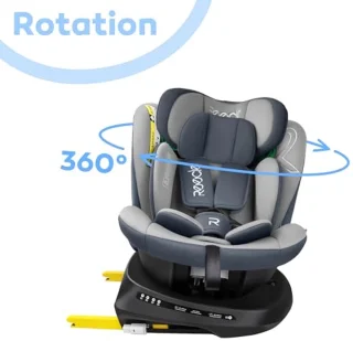 Autostoel 360 graden draaibaar met ISOFIX voor kinderen van 0-12 jaar (40-150 cm)