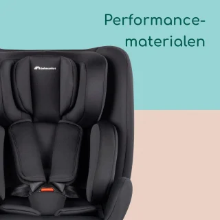 360 Draaibare Autostoel voor Kinderen tot 12 Jaar - i-Size, ISOFIX, Zijdelingse Bescherming, 4 Ligposities