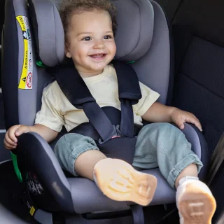 360 Draaibare Autostoel voor Kinderen tot 12 Jaar - i-Size, ISOFIX, Zijdelingse Bescherming, 4 Ligposities
