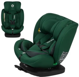360° Draaibaar i-Size Kinderzitje voor Groep 0/1/2/3 (40-150 cm) – Veilig en Comfortabel – ISOFIX Bevestiging – Diepe Zit – Verstelbare Hoofdsteun