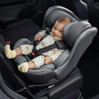 360 Draaibare Autostoel voor Kinderen, Group 0-3, ISOFIX Beveiliging, 5 Ligposities, Zijdelingse Bescherming, Voor Leeftijd 0-12 Jaar