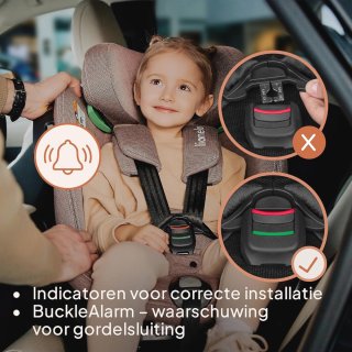 Wat vinden we goed aan de 360° i‑Size autostoel Groep 0/1/2/3 (40–150 cm)