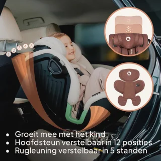 360° i‑Size autostoel Groep 0/1/2/3 (40–150 cm)