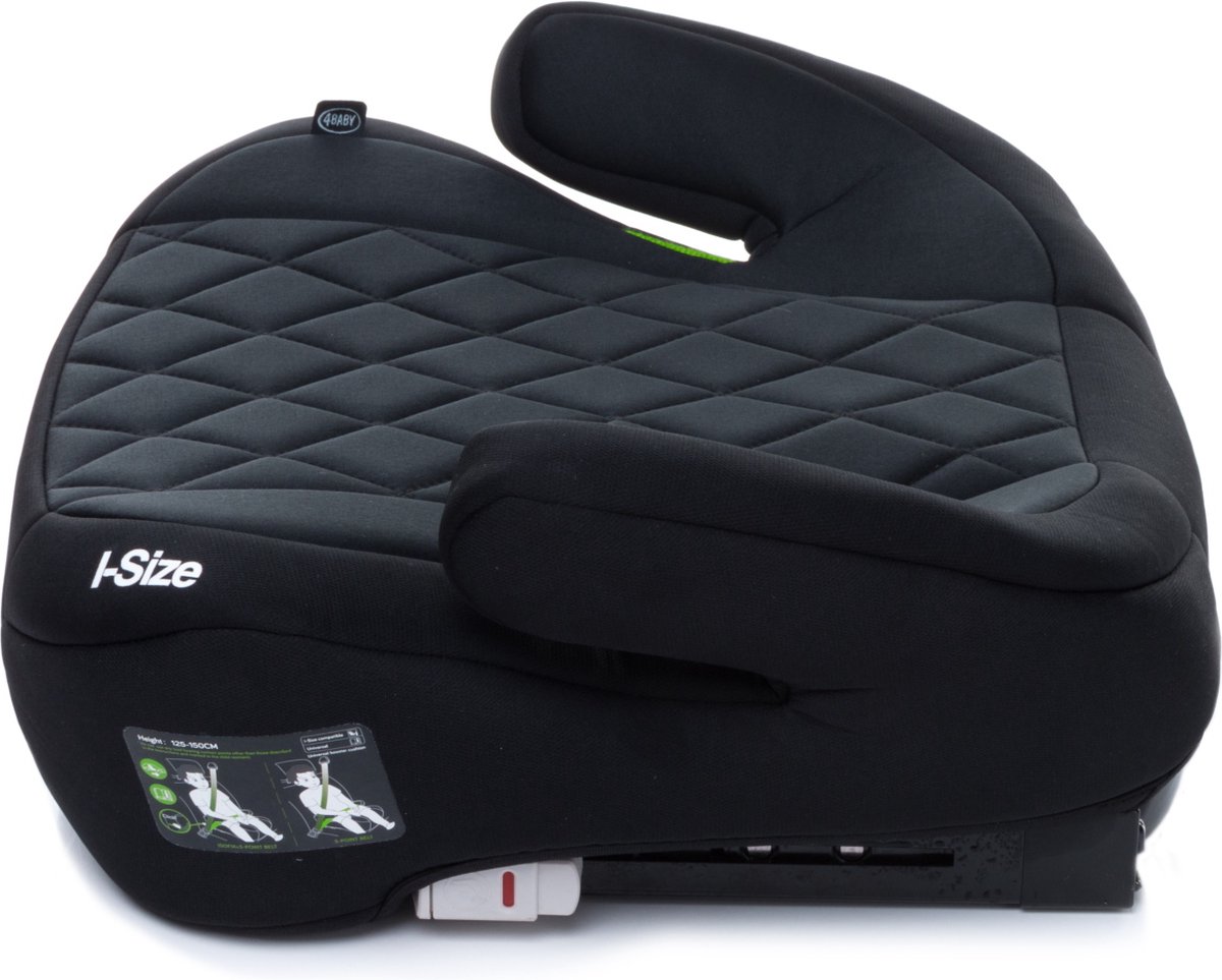 4Baby Hi-Fix Booster i-Size 125-150 cm Black