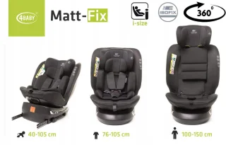 4Baby Matt-Fix i-Size Autostoeltje