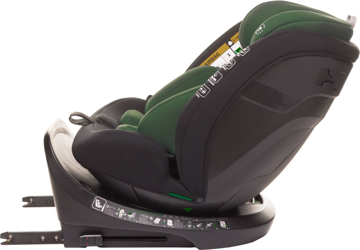 4Baby Roto-Fix Dark Green i-Size Autostoel