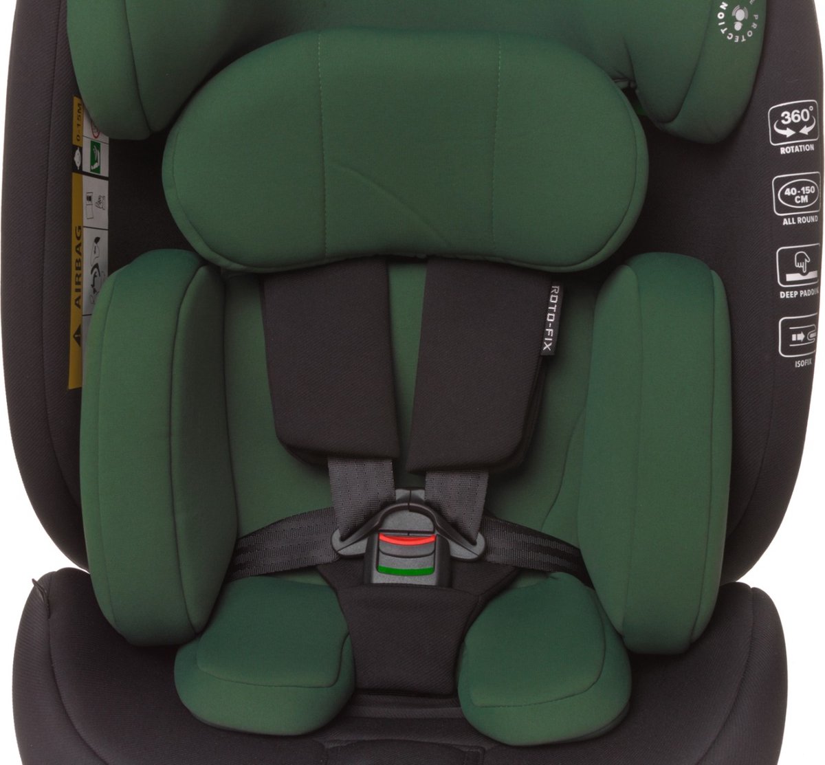 4Baby Roto-Fix Dark Green i-Size Autostoel