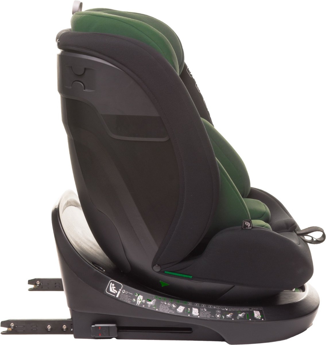 4Baby Roto-Fix Dark Green i-Size Autostoel
