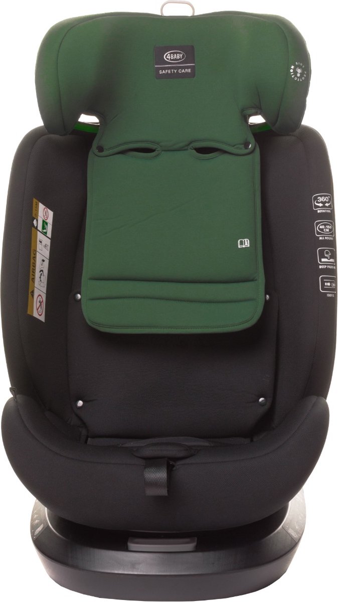 4Baby Roto-Fix Dark Green i-Size Autostoel