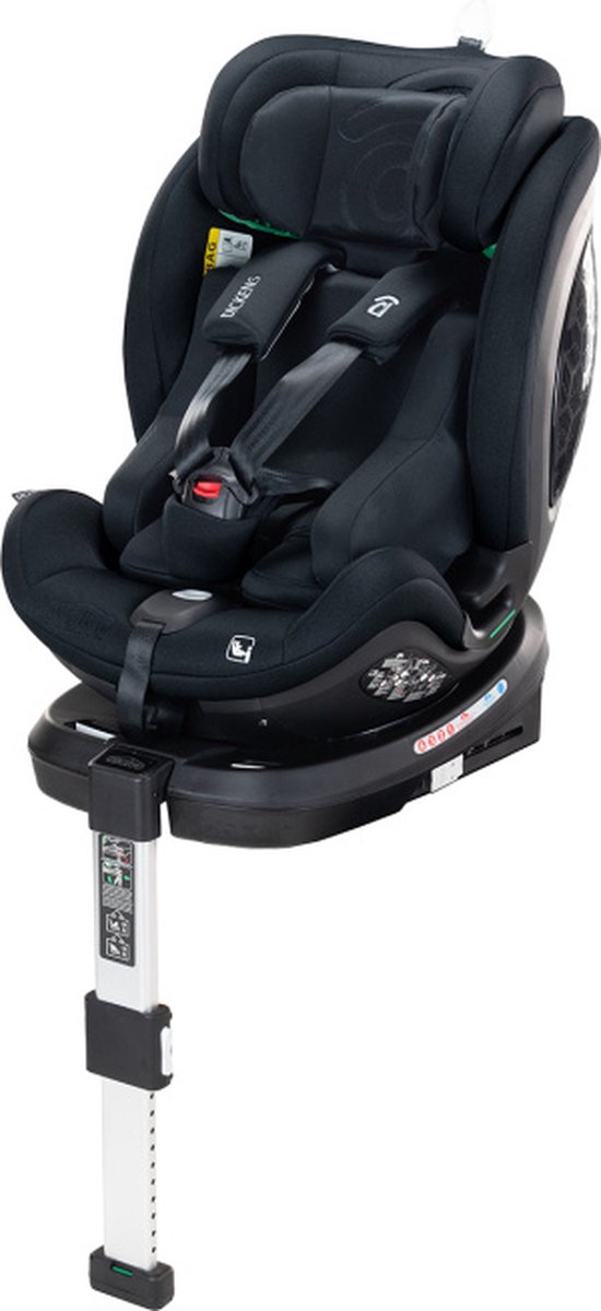 Asalvo Dickens Autostoel Black i-Size 40-150cm