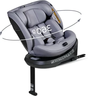 Autostoel I-Size 360 Graden Draaibaar 40-150 cm Lichtgrijs