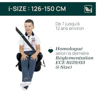 Autostoel i-Size 7-12 jaar