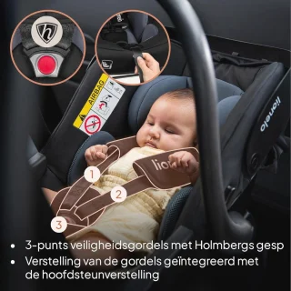 Autostoel i‑Size met ISOFIX-basis (40-87 cm)