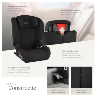 Autostoel Isofix I-Size 100-150 cm