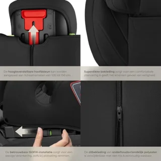 Autostoel Isofix I-Size 100-150 cm