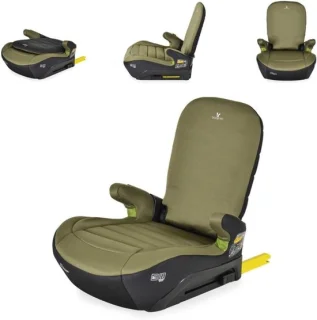 Autostoel kinderzitje booster i-Size goedgekeurd 125-150 cm groen