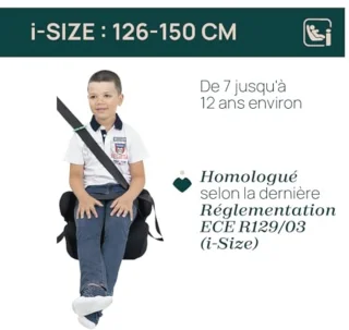 Autostoeltje i‑Size 7–12 jaar