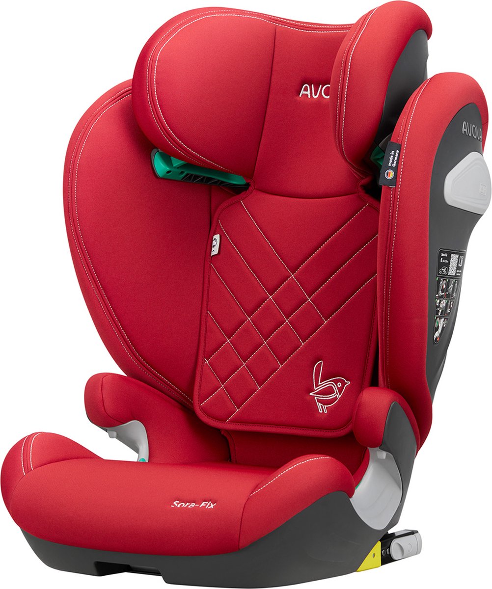 Avova Sora-Fix autostoel Maple Red i-Size