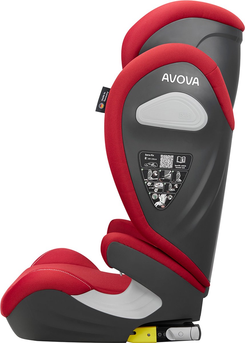 Avova Sora-Fix autostoel Maple Red i-Size