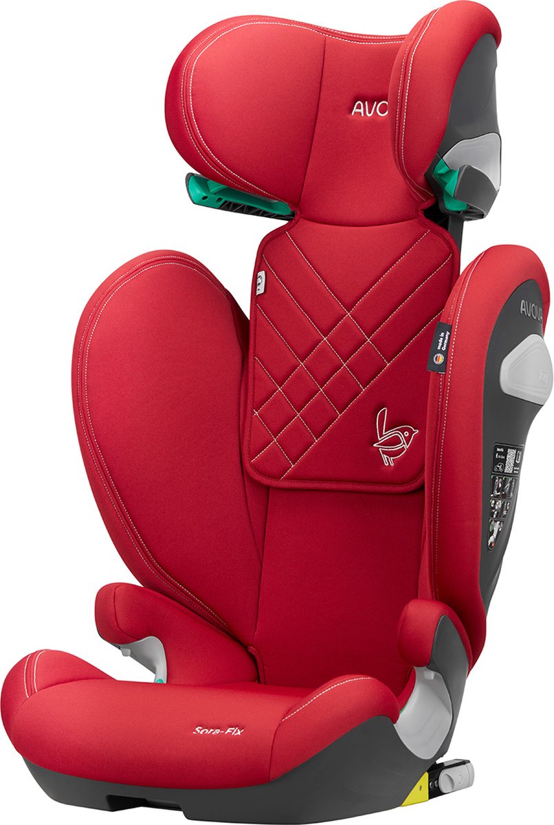 Avova Sora-Fix autostoel Maple Red i-Size