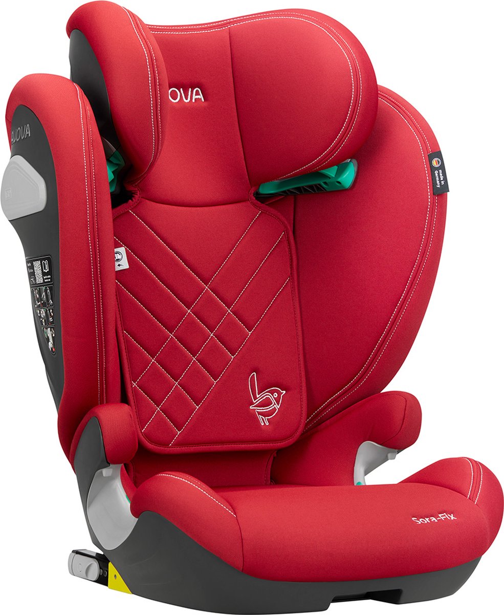 Avova Sora-Fix autostoel Maple Red i-Size
