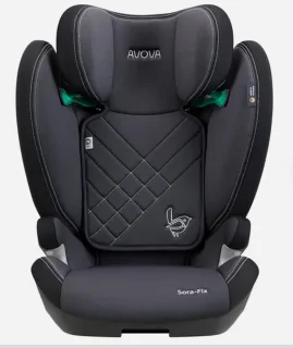 Avova Sora-Fix i-Size Autostoel Grijs/Zwart 100-150cm