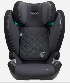 Avova Sora-Fix i-Size Autostoel Grijs/Zwart 100-150cm