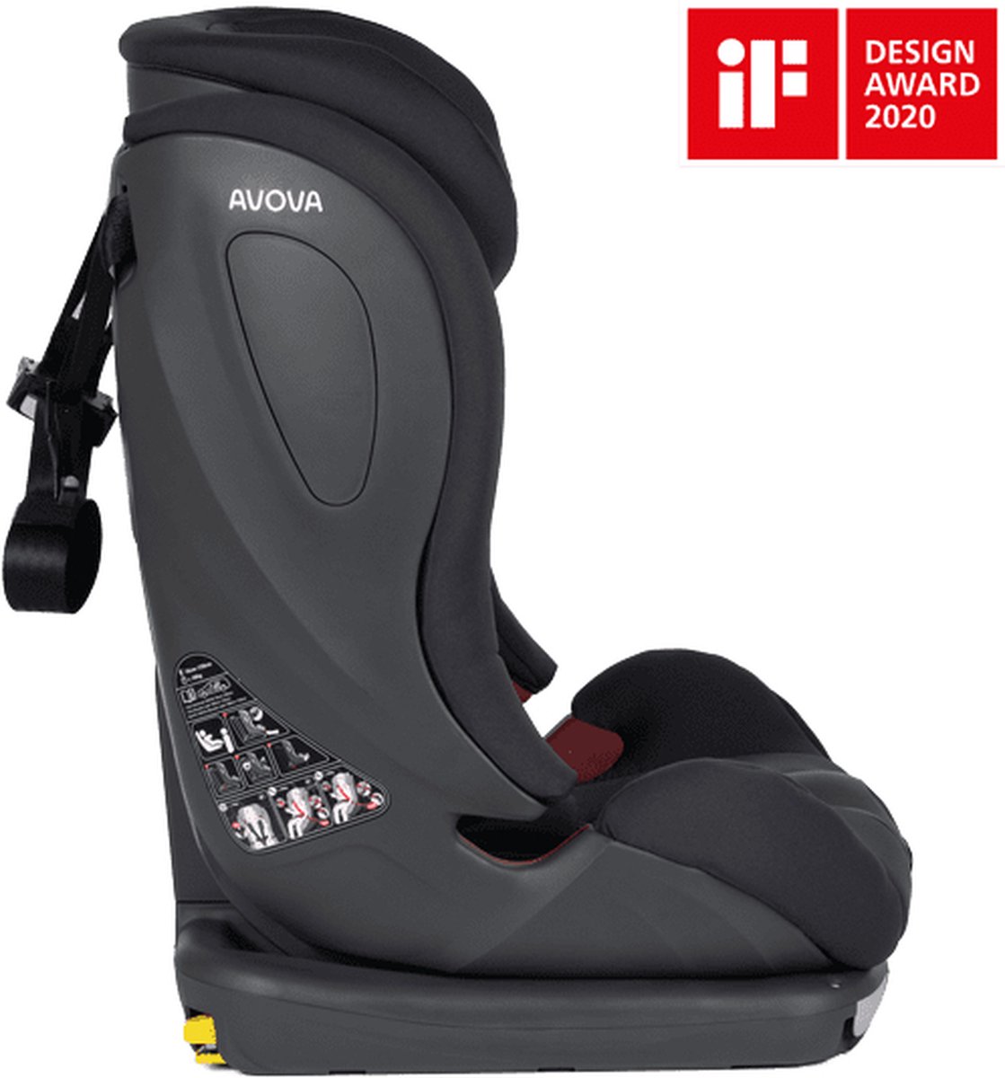 AVOVA Sperling Fix i-Size autostoeltje Koala Grey
