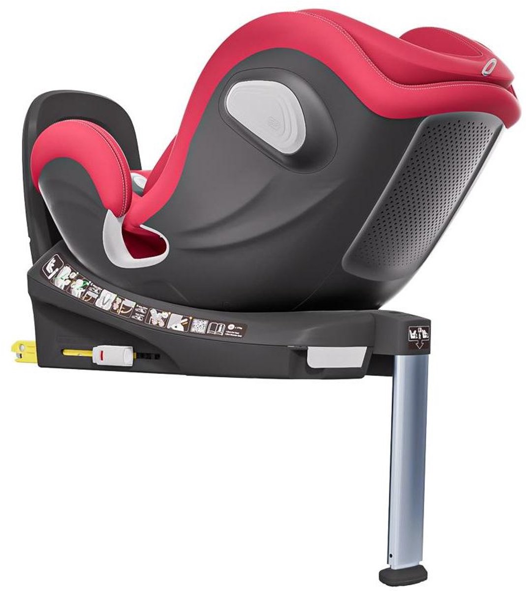 Avova Swan-Fix i-Size autostoeltje Maple rood
