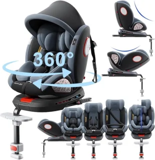 Baby autostoel grijs
