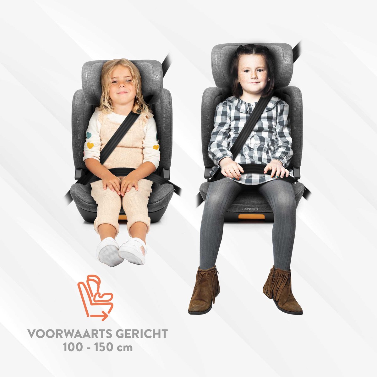 BabyAuto Capax i-Size Autostoel Groep 2/3 Grijs
