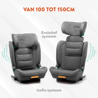BabyAuto Capax i-Size Autostoel Groep 2/3 Zwart