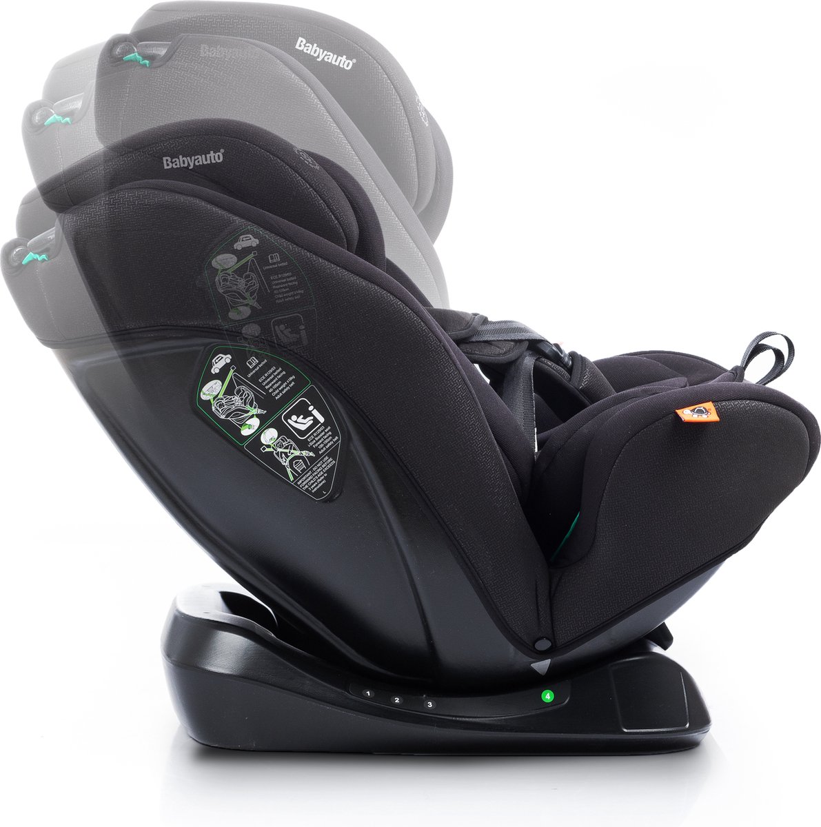 BabyAuto Lolo iSize Autostoel Zwart