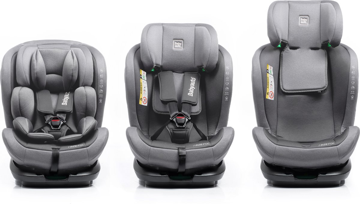Babyauto Torna I-Size autostoel groep 1/2/3 moon grey