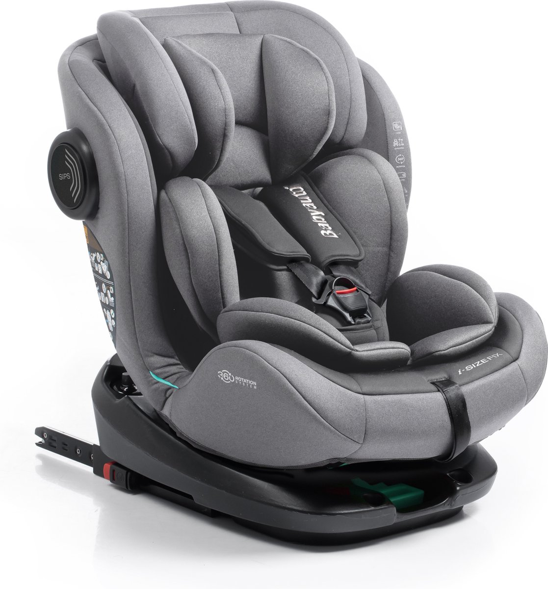 Babyauto Torna I-Size autostoel groep 1/2/3 moon grey