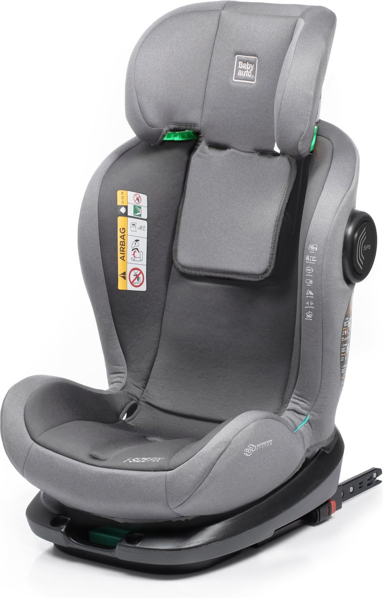 Babyauto Torna I-Size autostoel groep 1/2/3 moon grey