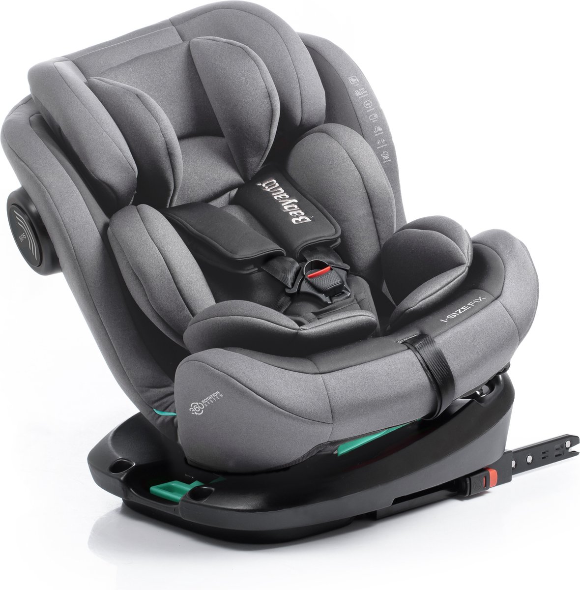 Babyauto Torna I-Size autostoel groep 1/2/3 moon grey