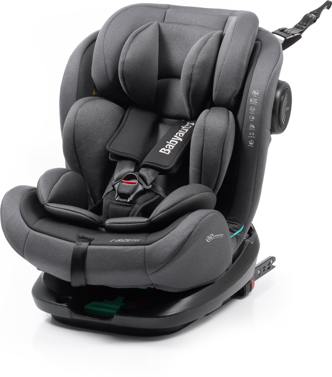 Babyauto Torna I-Size Autostoel Stone Grey 0-36 kg 0-12 jaar