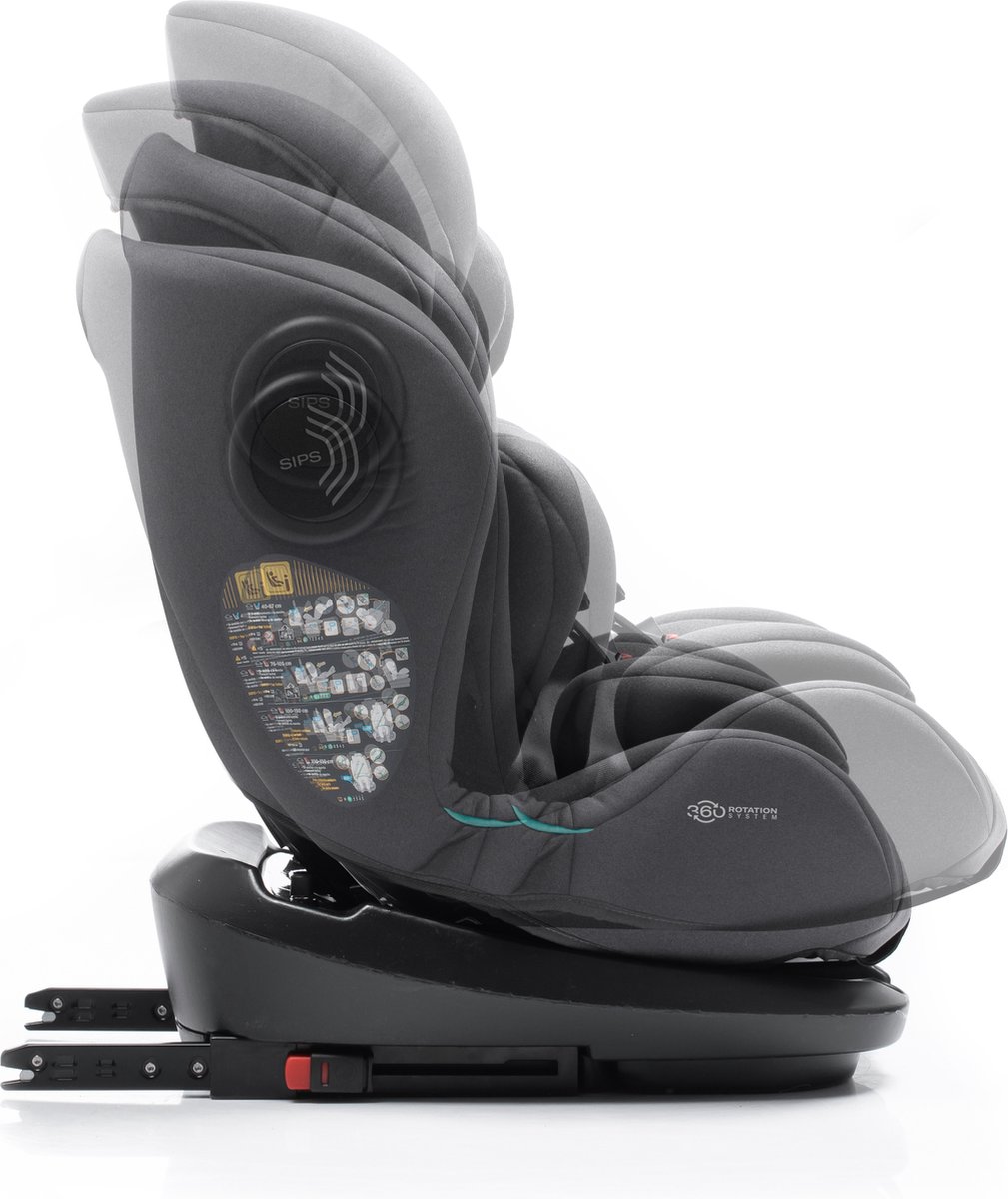Babyauto Torna I-Size Autostoel Stone Grey 0-36 kg 0-12 jaar