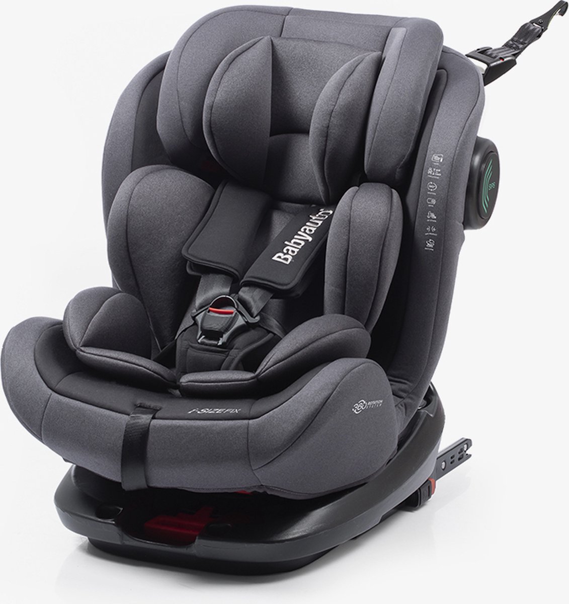 Babyauto Torna I-Size Autostoel Stone Grey 0-36 kg 0-12 jaar