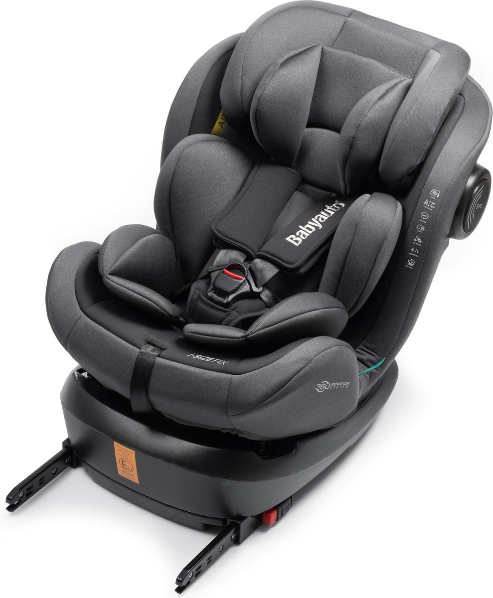 Babyauto Torna I-Size Autostoel Stone Grey 0-36 kg 0-12 jaar