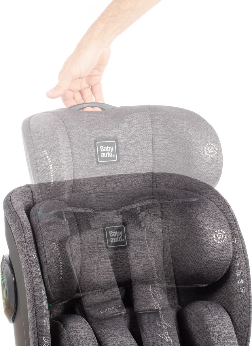 Babyauto Xperta i-Size 360° Autostoel Grijs
