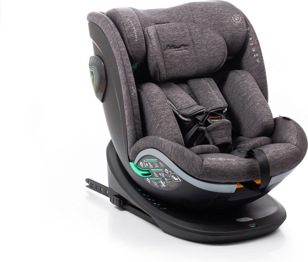 Babyauto Xperta i-Size 360° Autostoel Grijs