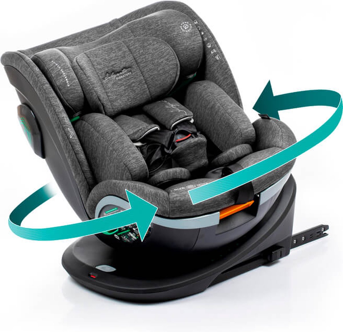 Babyauto Xperta i-Size 360° Autostoel Grijs