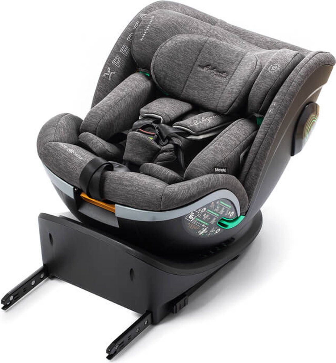 Babyauto Xperta i-Size 360° Autostoel Grijs