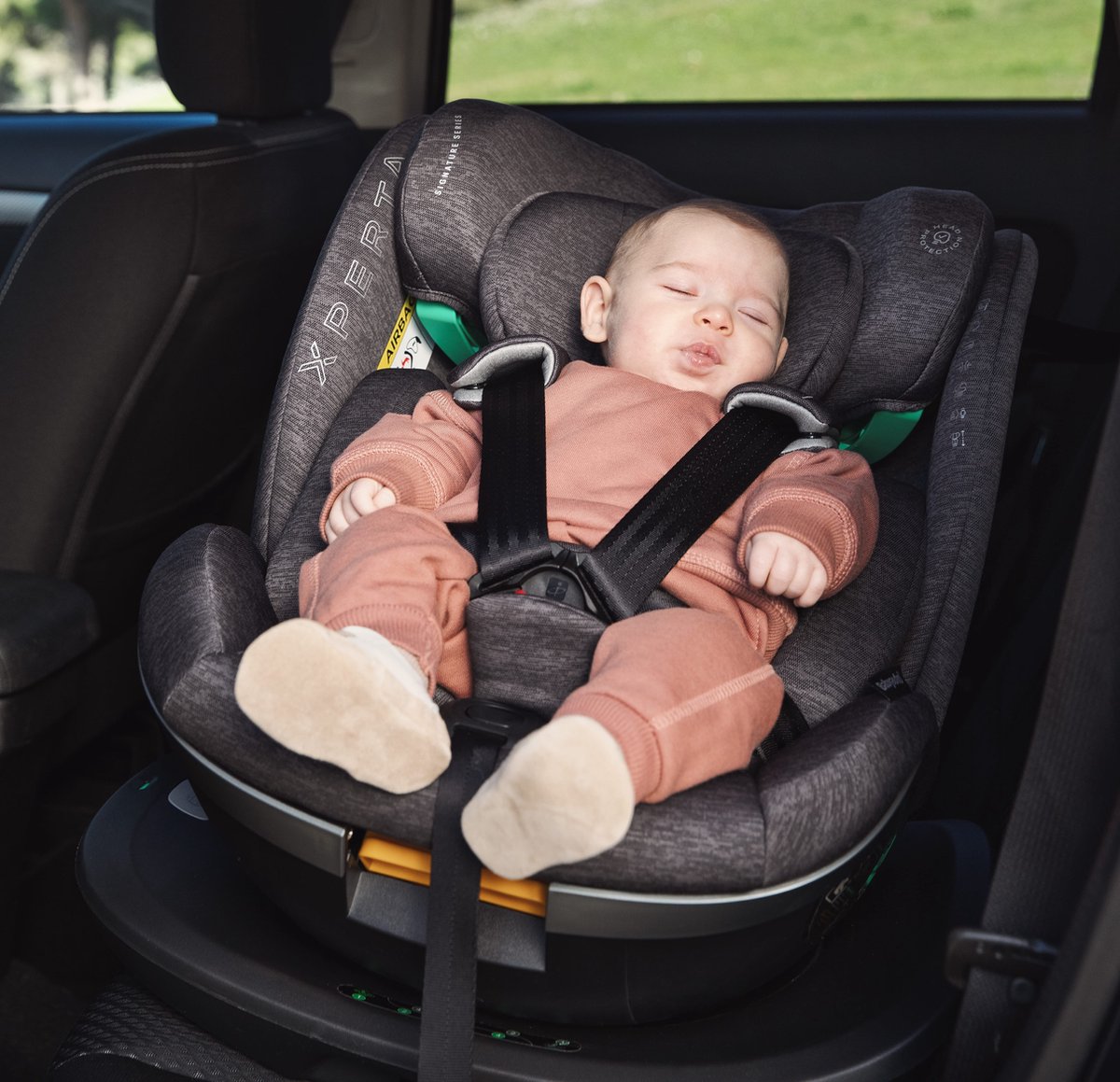 Babyauto Xperta i-Size 360° Autostoel Grijs