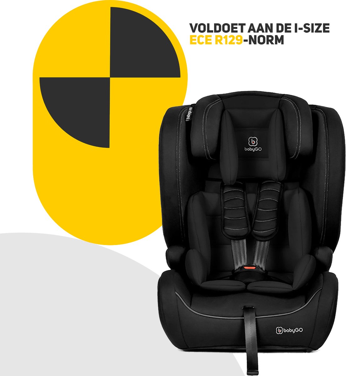 BabyGO FreeMove i-Size Autostoel Zwart